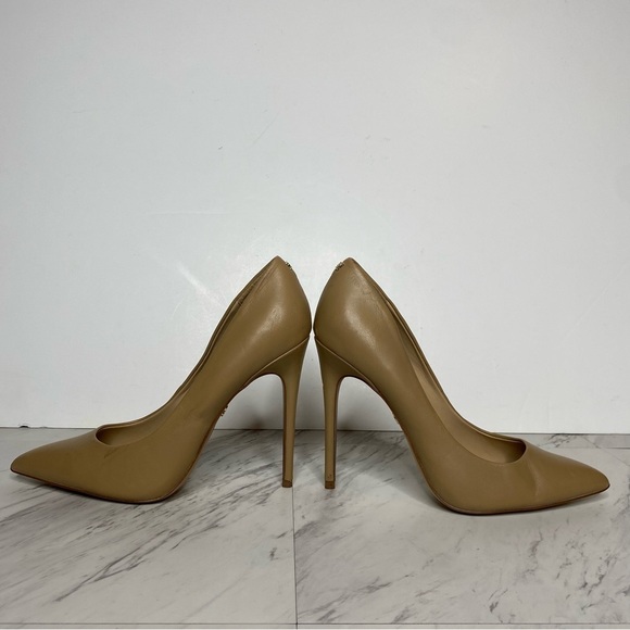 Sam Edelman Danna Tan Leather Pointy Toe Pump Heel 8.5 M - Picture 7 of 14